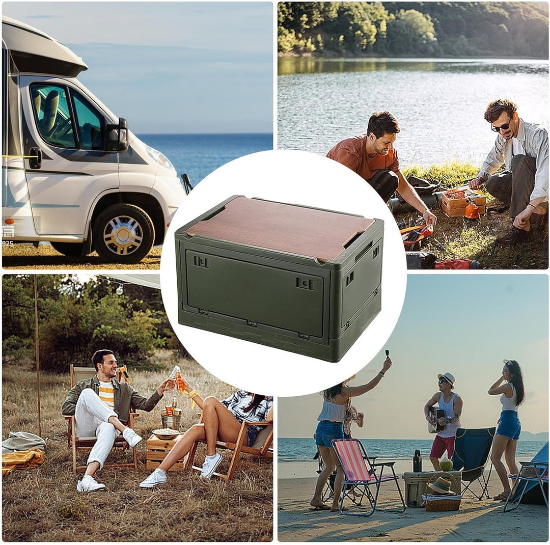 Outdoor-Camping-Aufbewahrungsbox, zusammenklappbarer Kofferraum-Organizer, Outdoor Camping Faltbox,