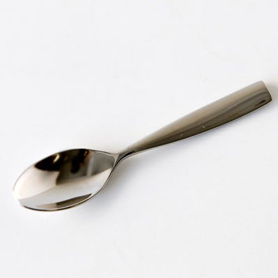 Alessi MW03/9 Dressed Mokkalöffel, Edelstahl, Silber, 10 x 3.5 x 2.5 cm, 6-Einheiten