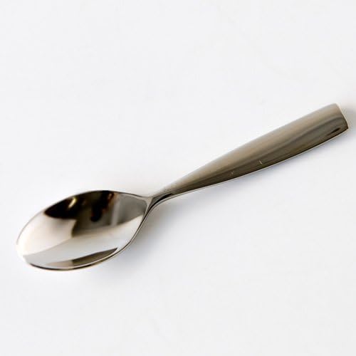 Alessi MW03/9 Dressed Mokkalöffel, Edelstahl, Silber, 10 x 3.5 x 2.5 cm, 6-Einheiten