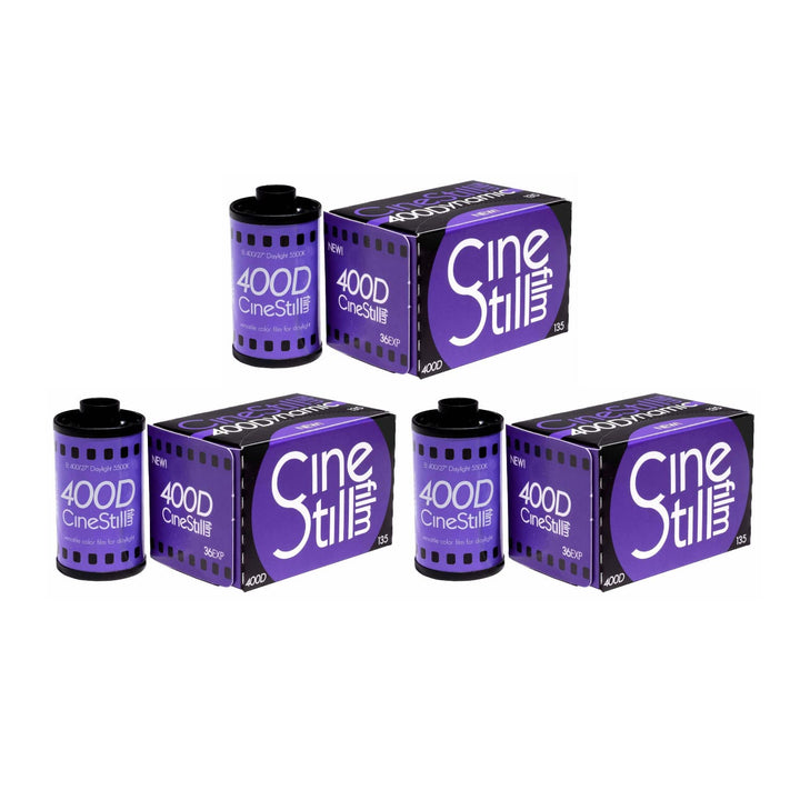 Cinestil 35 mm 400 Dynamic Color Film (135, 36 EXP) 3er-Pack