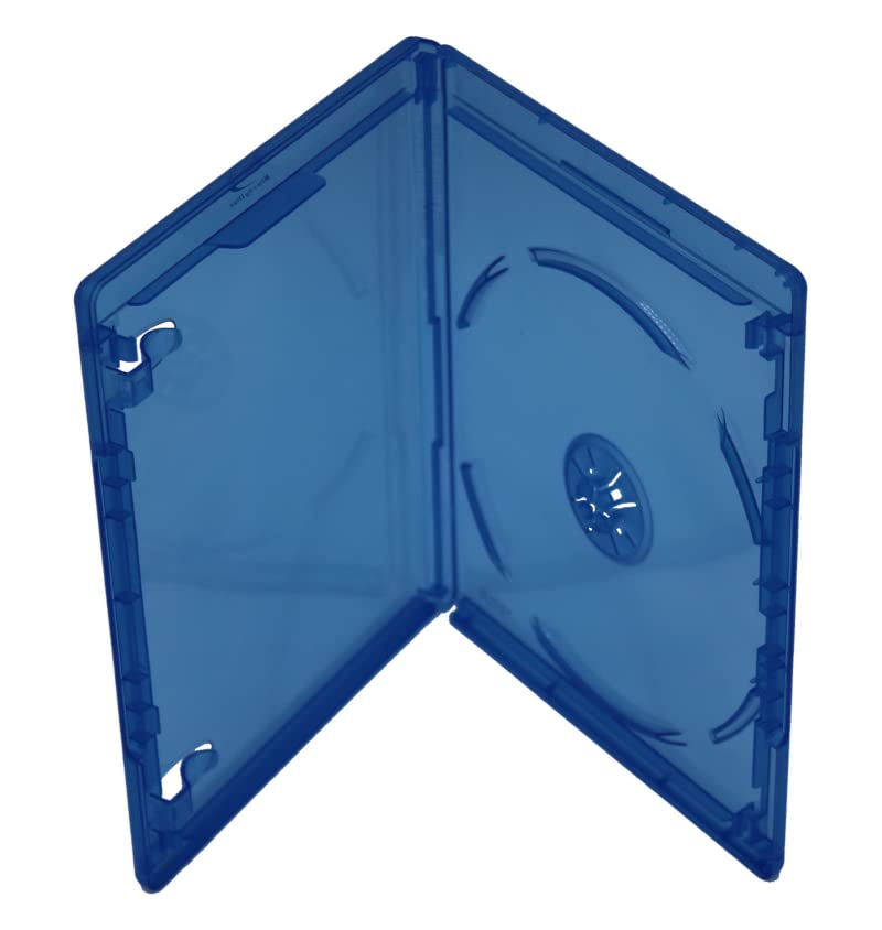 Generisch Viva Elite Blu-Ray-Hüllen - 12,5mm - für 1 Disc - 100 Stück - blau