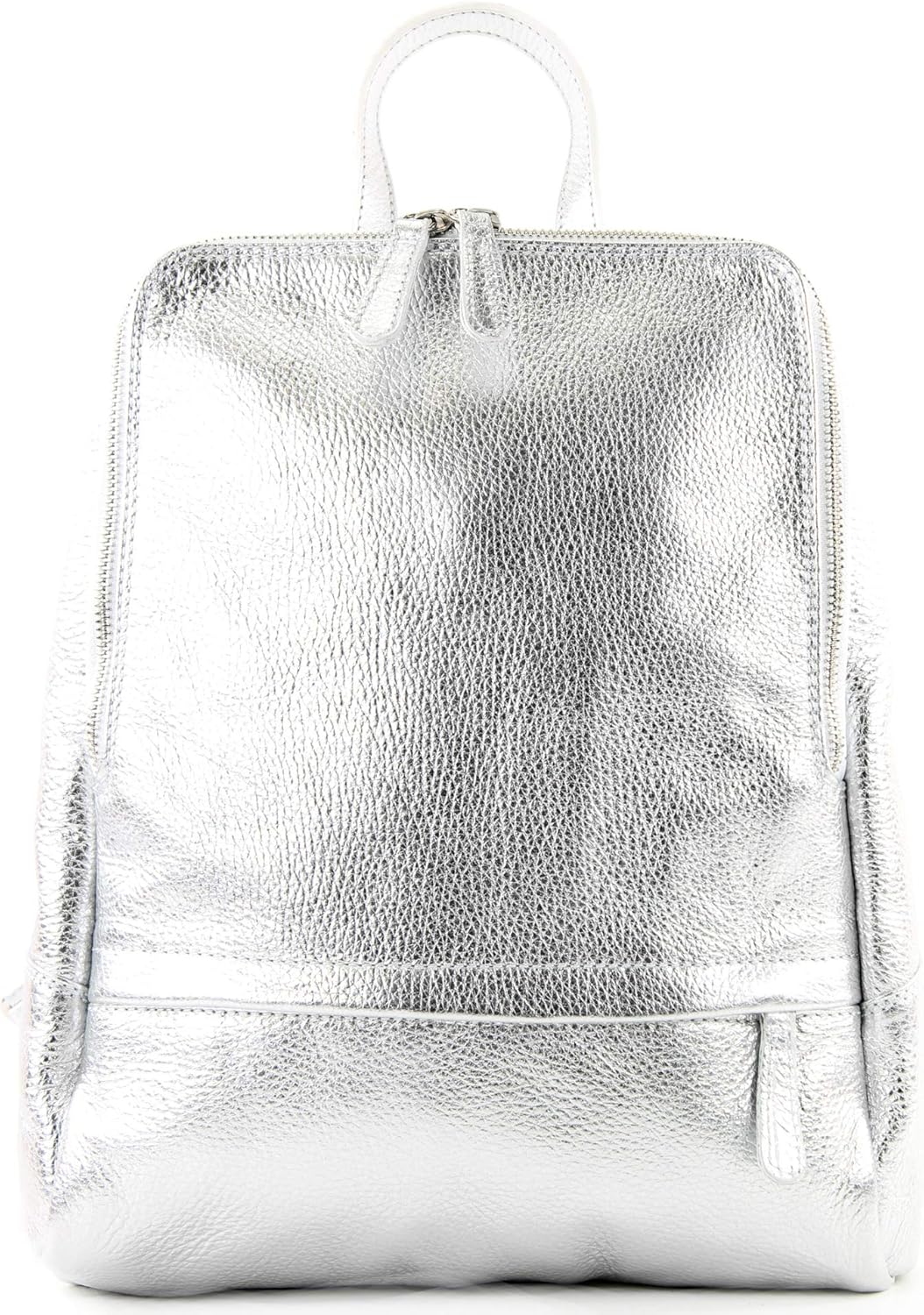 modamoda de - T138 - ital Damen Rucksacktasche aus Leder