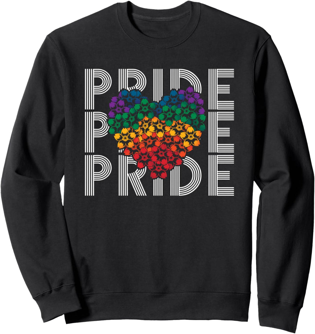 Regenbogen Herz LGBTQIA Gay Pride Month Queer CSD LGBT Sweatshirt