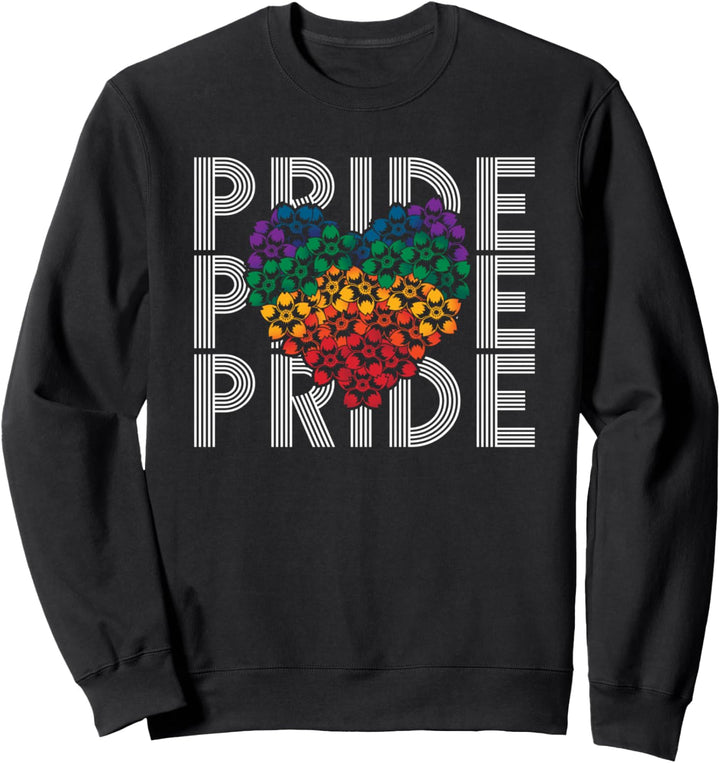 Regenbogen Herz LGBTQIA Gay Pride Month Queer CSD LGBT Sweatshirt
