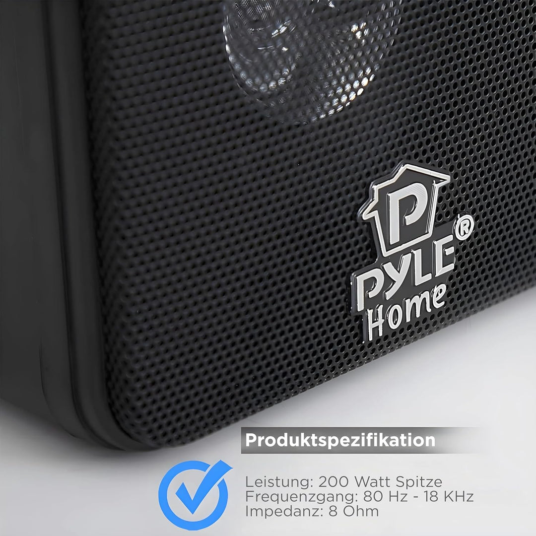 PyleHome Black 4IN Mini Cube