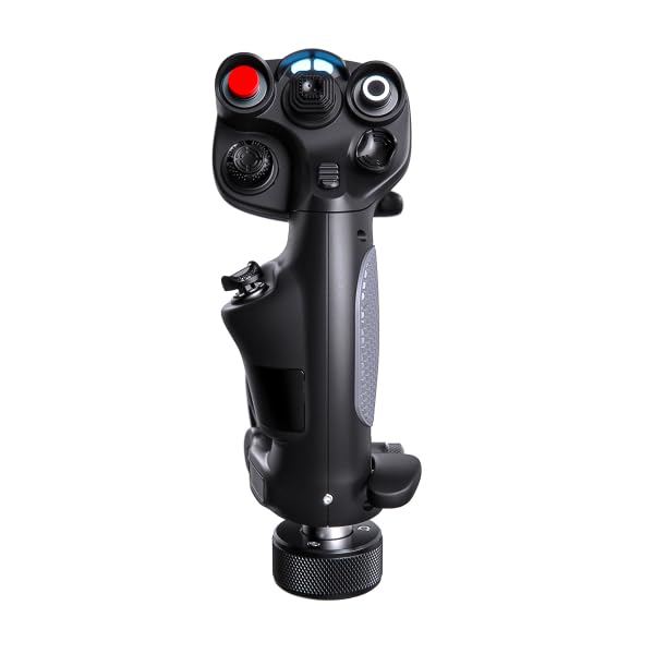 VIRPIL Controls CDT-AERO-R Grip (Premium Joystick-Griff für PC Flugsimulation HOTAS Flightstick Aufs