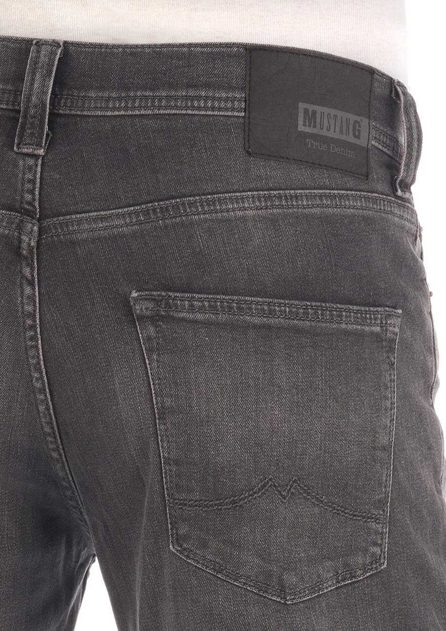 MUSTANG Jeans Herren Stretch Slim Fit Vegas Jeanshose Hose Denim Schwarz Grau Blau 30 31 32 33 34 36