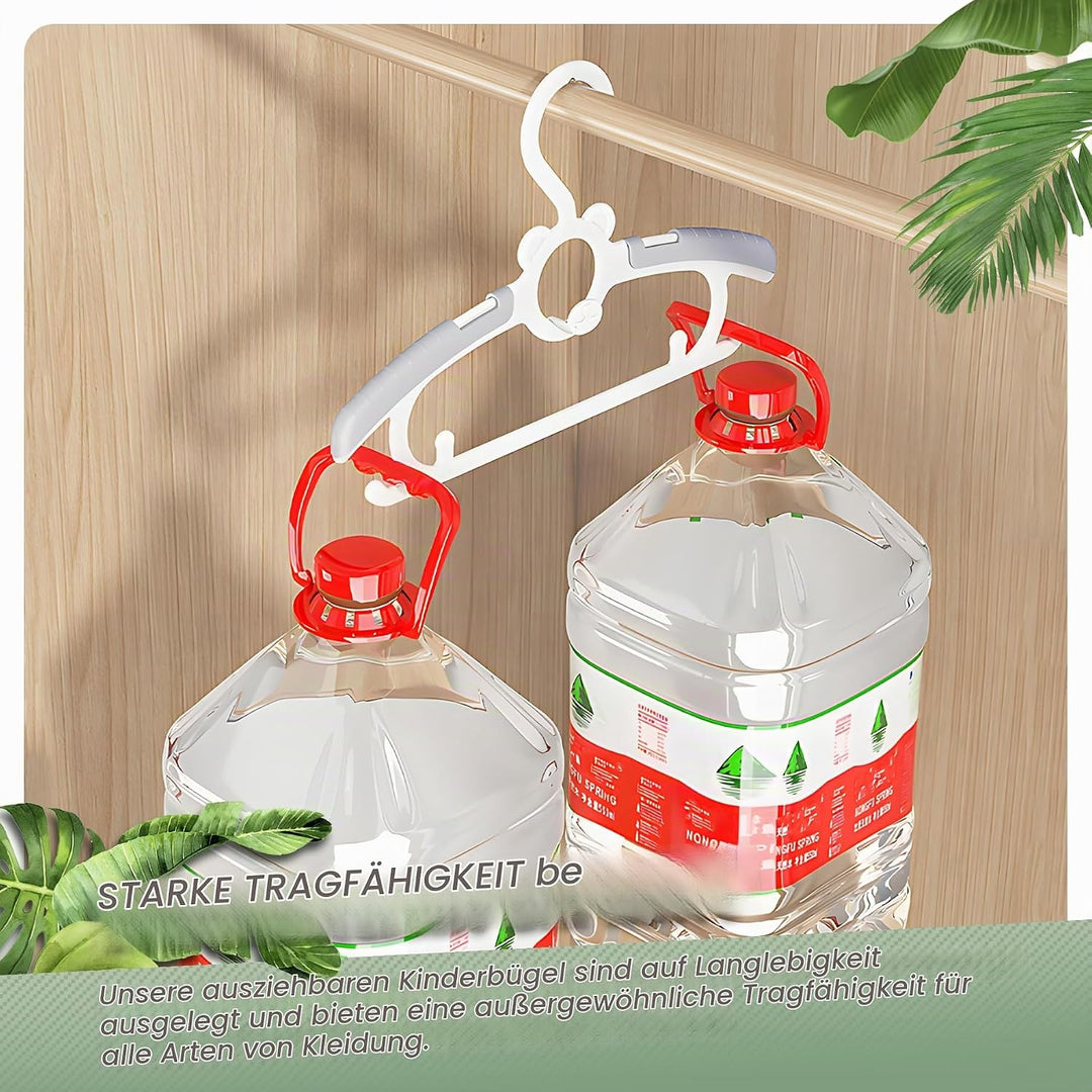 15 stück Kinderkleiderbügel,Stapelbare Babykleiderbügel mit Haken,Kleiderbügel Kinder Antirutsch,Ver