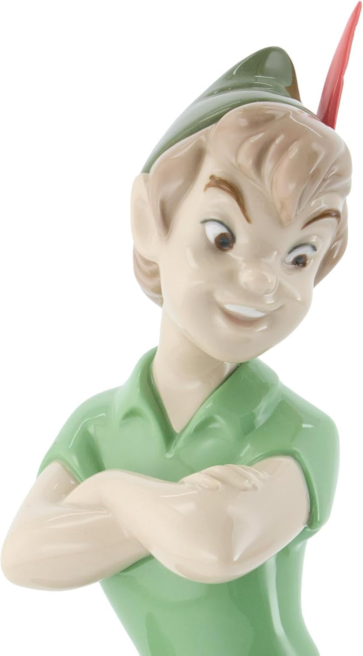 NAO Peter PAN, Porzellan, grün, 28x10cm