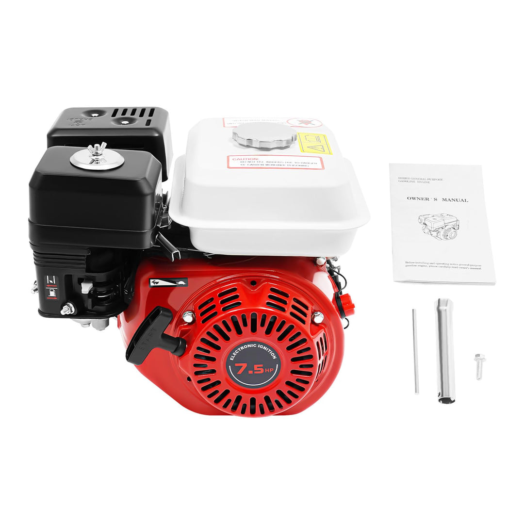 BJTDLLX 7.5 PS 210cc Benzinmotor Kartmotor Standmotor Antriebsmotor 4 Takt 3600 U/min Ersatzmotor 20