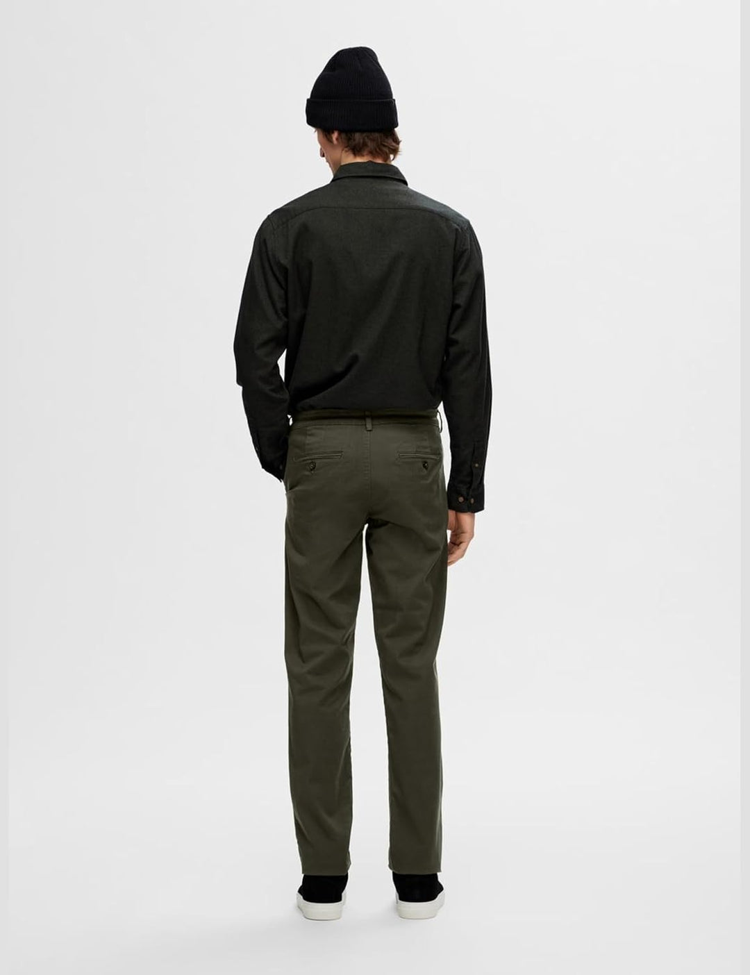 SELECTED HOMME Male Chino 175 Slim fit Flex 29W / 32L Forest Night, 29W / 32L Forest Night