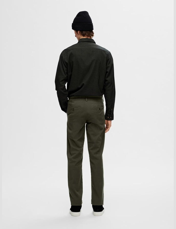 SELECTED HOMME Male Chino 175 Slim fit Flex 29W / 32L Forest Night, 29W / 32L Forest Night