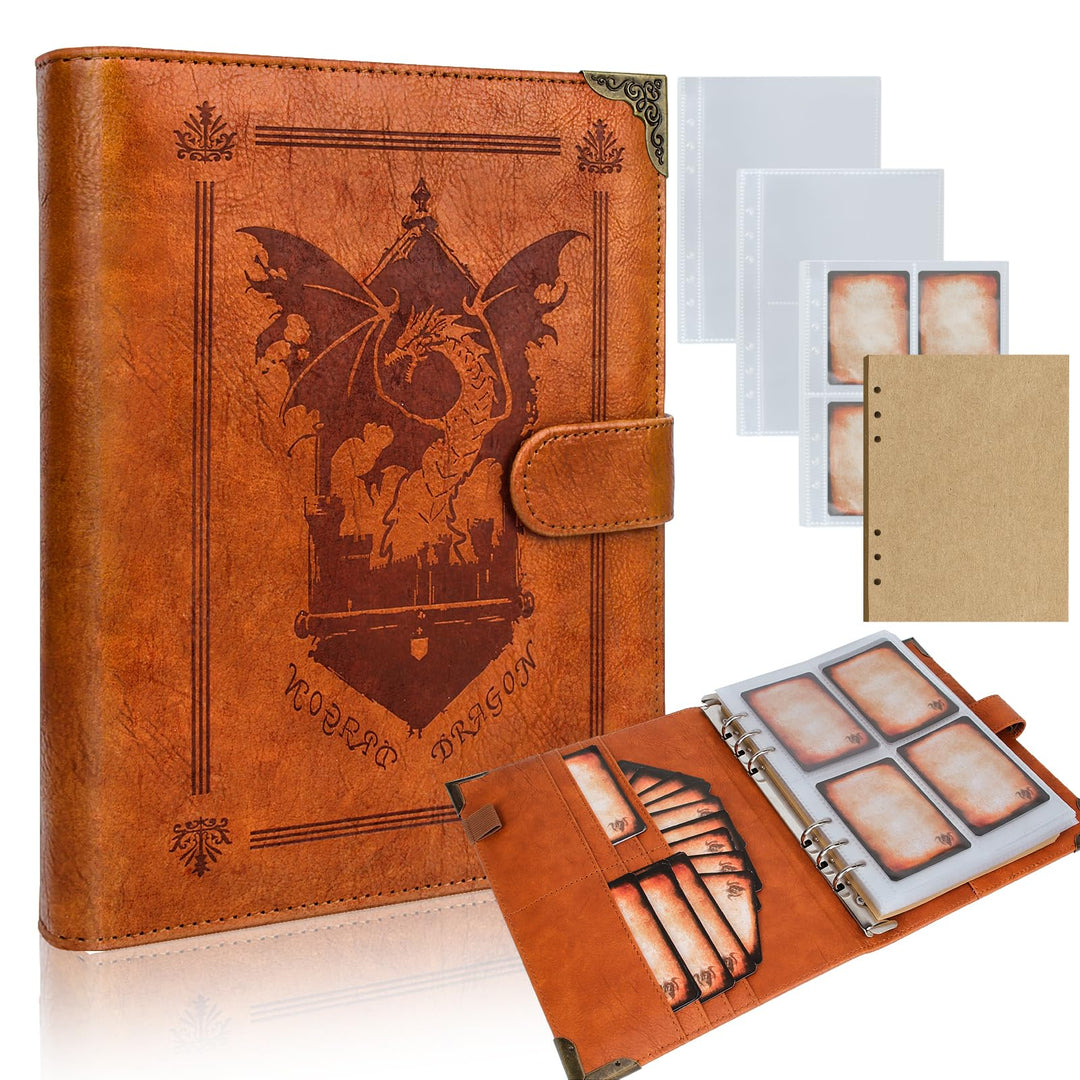 Zauberspruch-Kartenhalter für DnD/RPG, Taschen-Zauberbuch und Referenzkartenhalter, Foliant of Recol