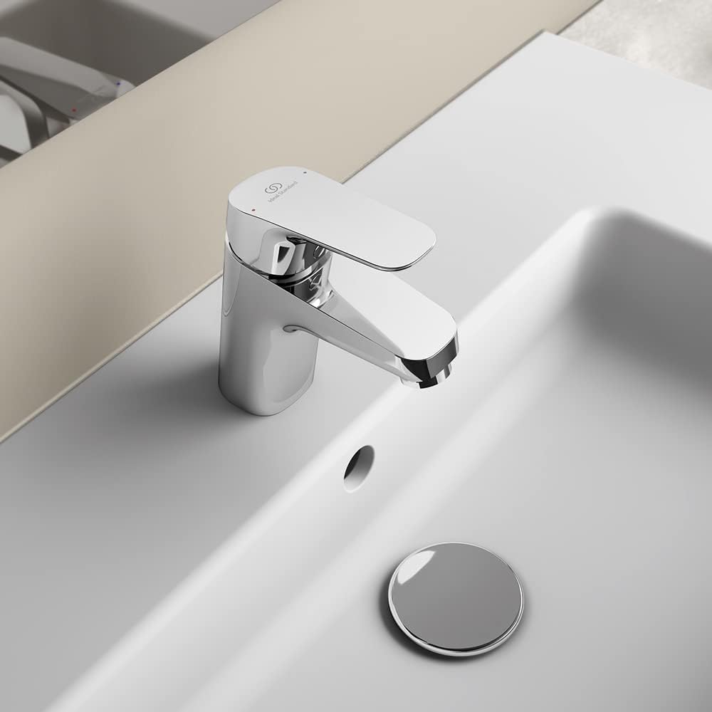 Ideal Standard B1812AA Ceraflex Waschtischarmatur, Chrome, Basin Mixer no Waste, Basin Mixer no Wast