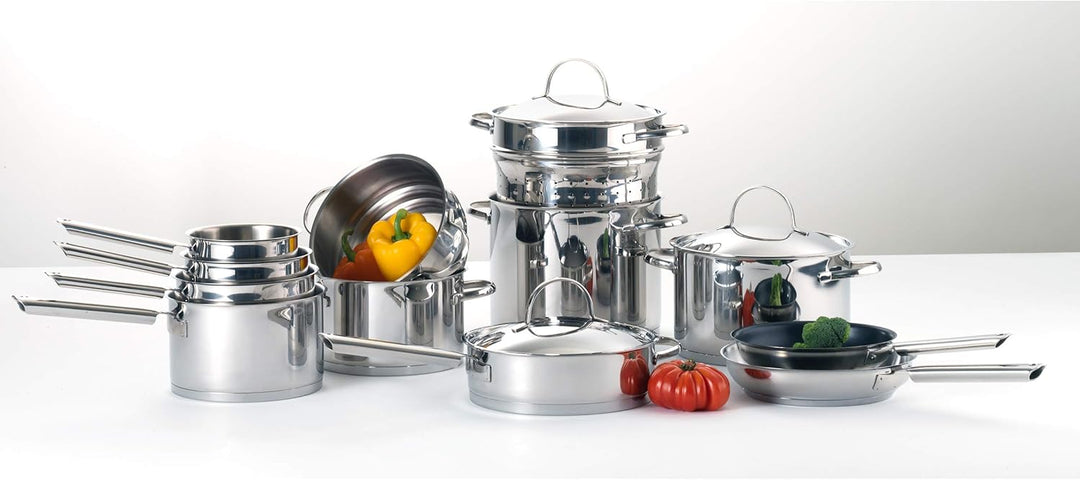 Cuisinox C61500WX13892 Elysée Universal-Dampfgarer, 20/22/24 cm, Edelstahl Universal Dampfgarer, Uni