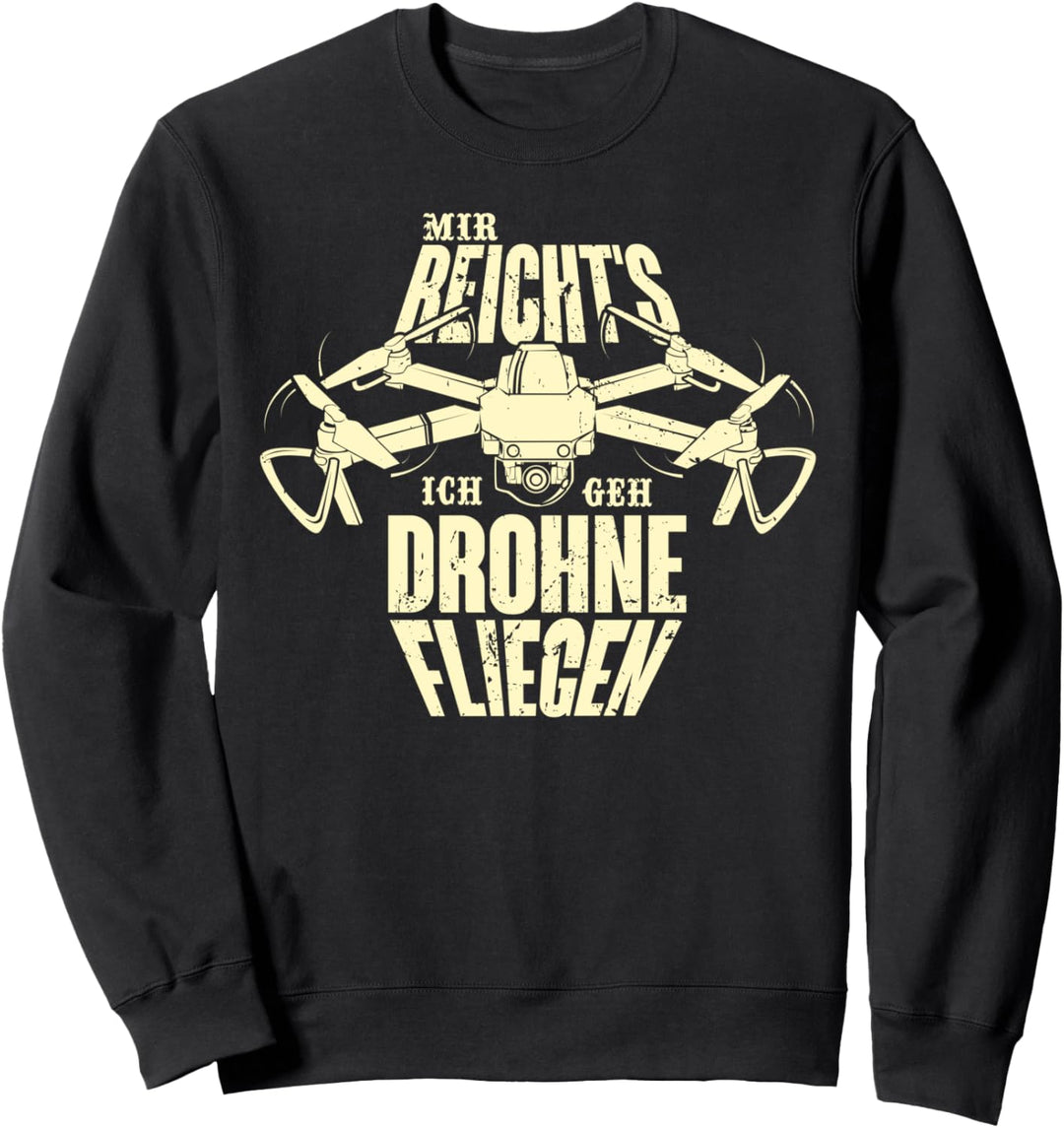 Quadrocopter Drohnen Geschenk für Drohnenpilot Sweatshirt