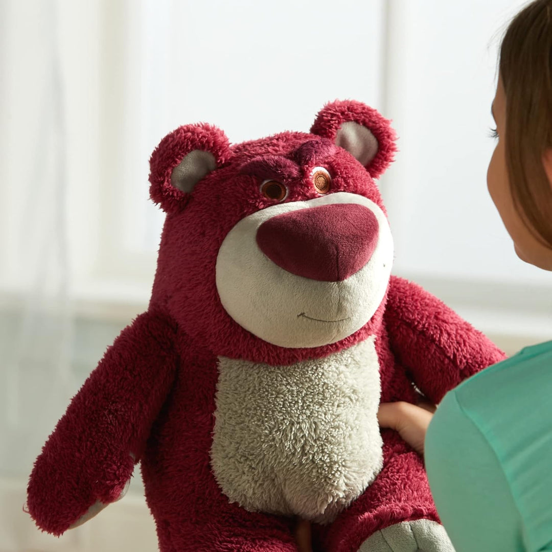 Disney Store Offizielles grosses Kuscheltier Lotso Knuddelbär, Toy Story, 32 cm, Kuscheltier des Fla