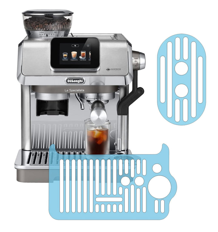 3 x Schutzfolie - Kratzschutz passend für DeLonghi Siebträgermaschine La Specialista Touch EC9455.M