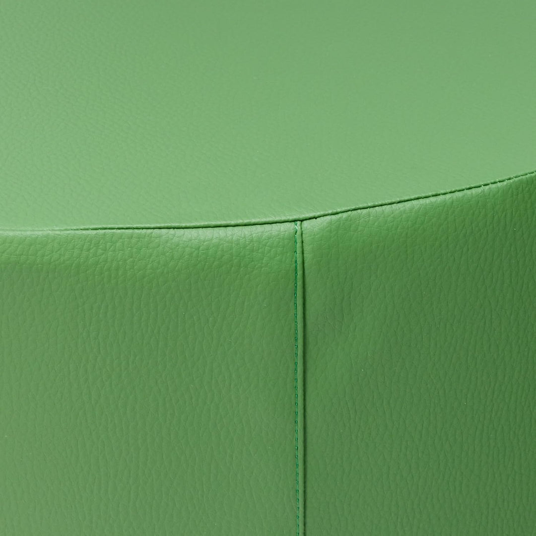 Ecopuf Pouf Hocker Roller - Gepolstert Sitzhocker aus Kunstleder - Ultraleicht - Abnehmbaren Bezug G
