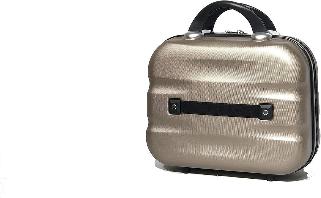 Kabine/Mittelgrosser Koffer mit oder ohne Vanity, französische Marke, Champagner (5806), Gross