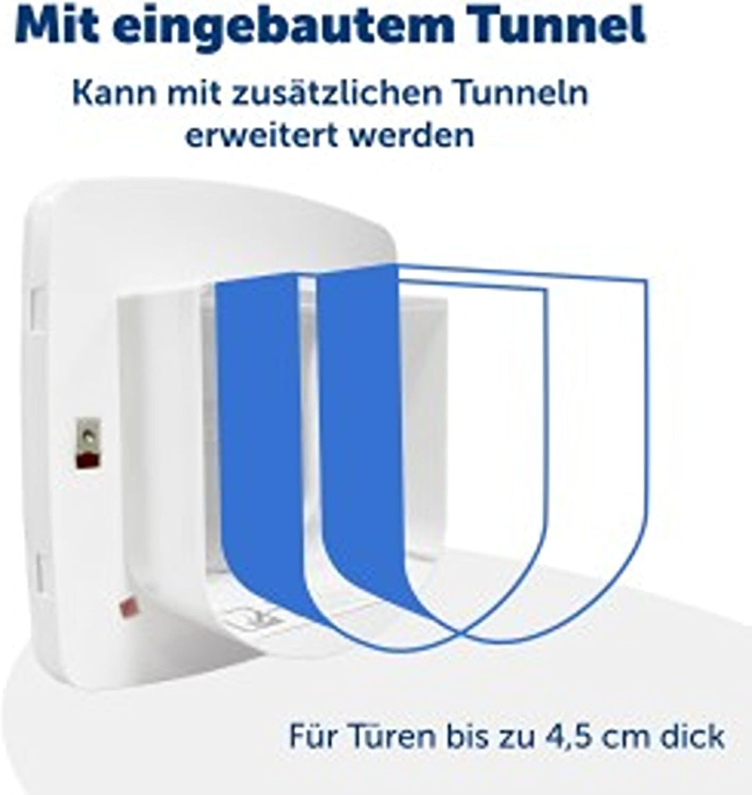 PetSafe Staywell Magnetische Katzenklappe Deluxe, Magnet-Schlüssel gibt nur Ihrer Katze Zugang - häl