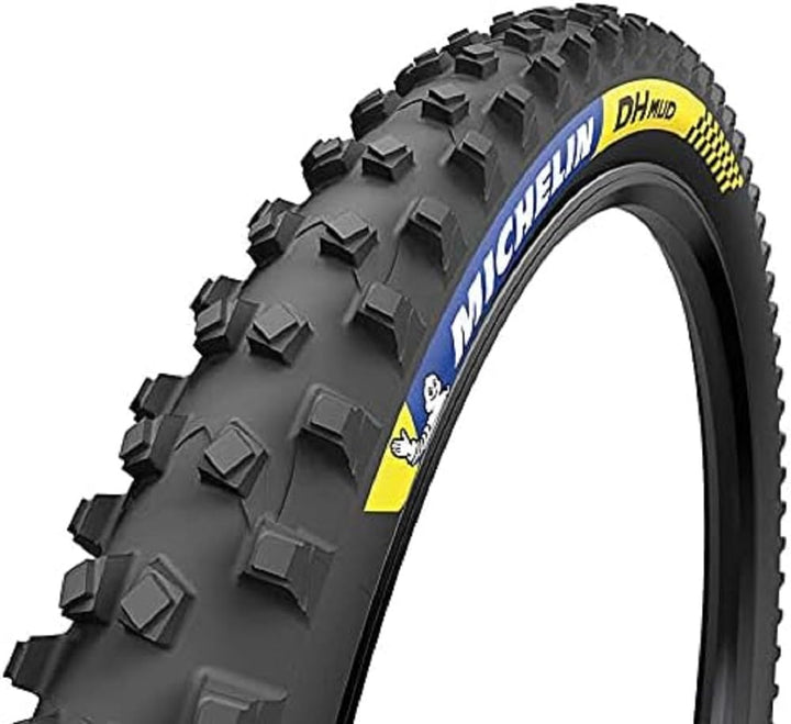 Michelin DH Mud Fahrradreifen (27.5" | 2.40" | 61-584 | TL-Ready) Schwarz, Schwarz