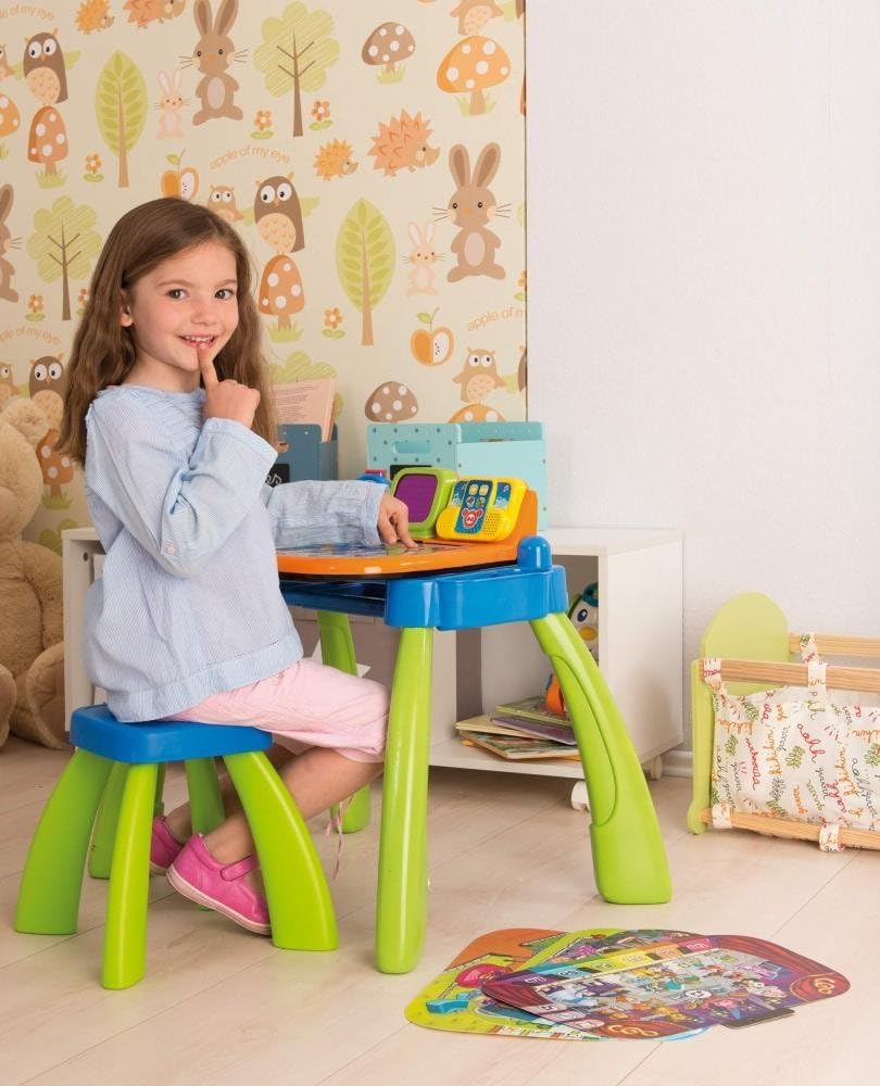 Vtech 80-154604 Magischer Schreibtisch 3-in-1 , green Grün Single, Grün Single