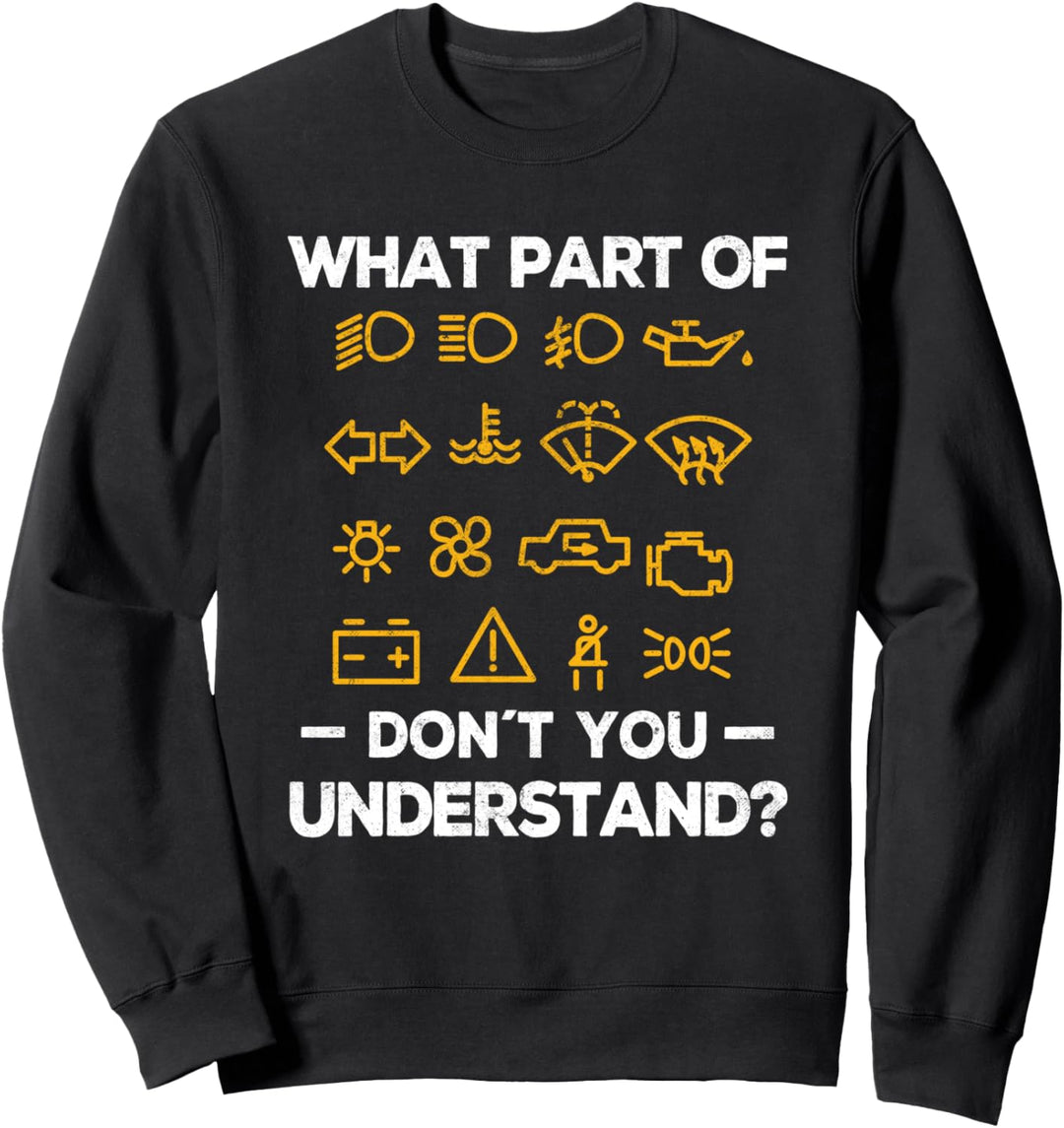 KFZMechaniker Sprüche Autowerkstatt Auto Fehlermeldung Sweatshirt