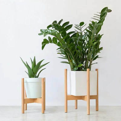 UUE Pflanzenständer, Bambus Blumenständer, Grüner und umweltfreundlicher Plant Stand, Blumenständer