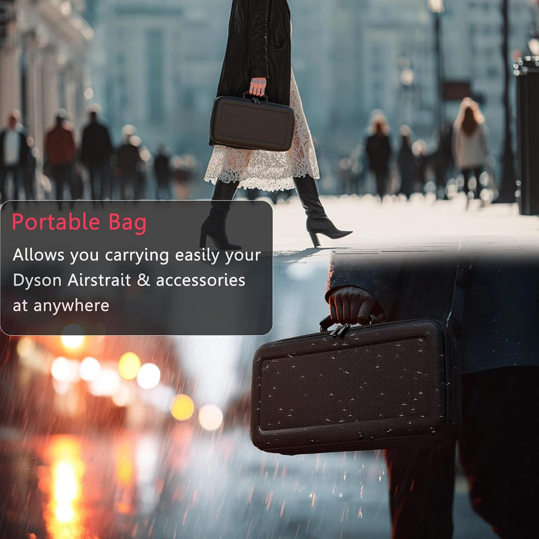 Hartschalen-Reisetasche für Dyson Airstraight HT01 Haarglätter und Netzteil wasserdichte, stossfeste