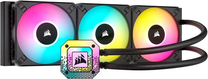 Corsair iCUE H150i ELITE CAPELLIX XT Liquid CPU Cooler - Drei AF120 RGB Lüfter - 360mm Radiator - In