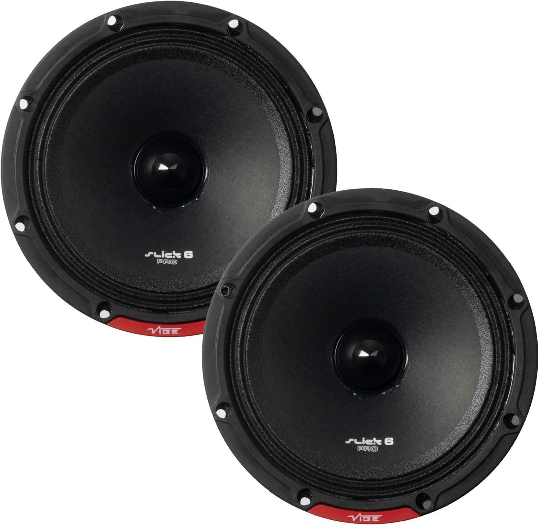 Vibe Audio Slick Pro Audio 6.6" Mitteltöner-Lautsprecher 125/275 W (RMS/MAX), 16,7 cm, 1 Paar, SLICK