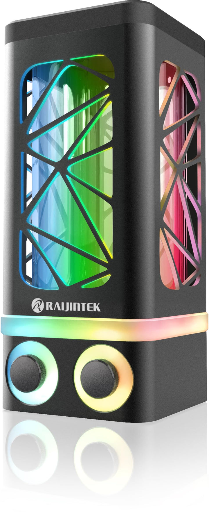 Raijintek Compatible ANTILA Pure R100B Ausgleichsbehälter, 172,5mm, ARGB - schwarz, R100B