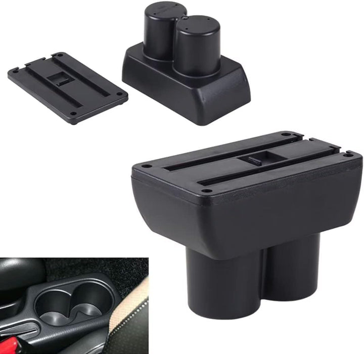 Doppelschicht Armlehne Box Für Suzuki Jimny 2007-2018 Mittelkonsole Aufbewahrungsbox mit Becherhalte