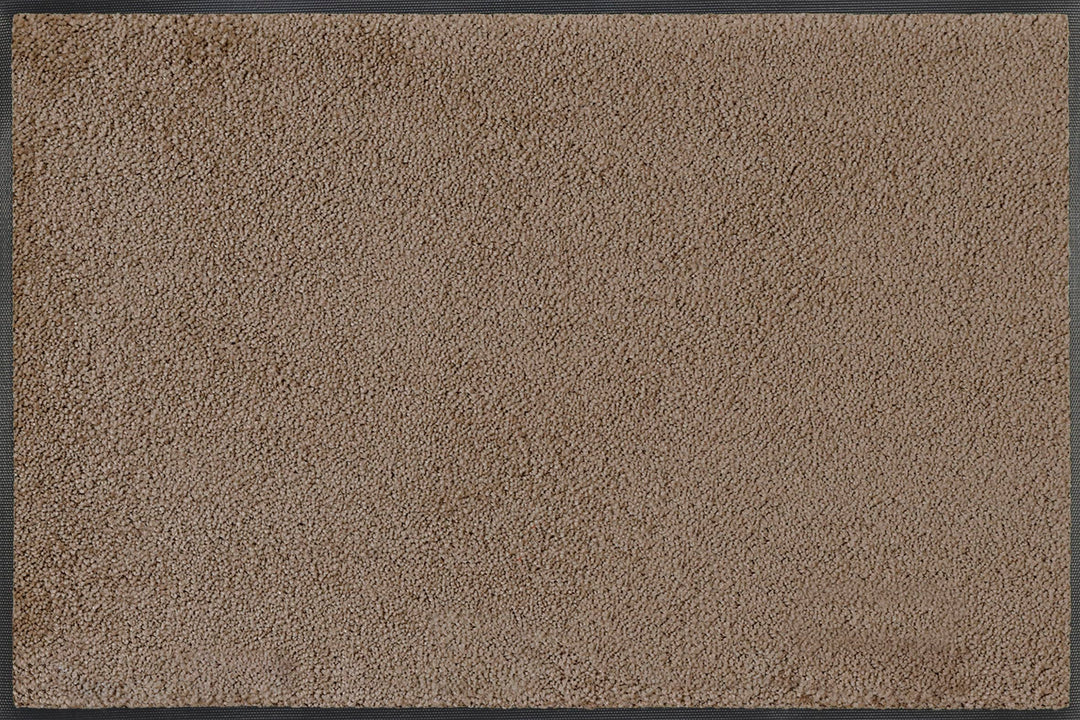 wash+dry Fussmatte, Taupe 50x75 cm, innen und aussen, waschbar, 50x75 cm