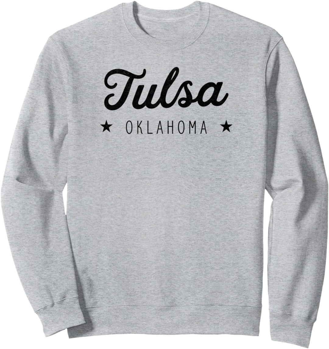 Classic Retro Vintage Tulsa Oklahoma USA Novelty Sweatshirt