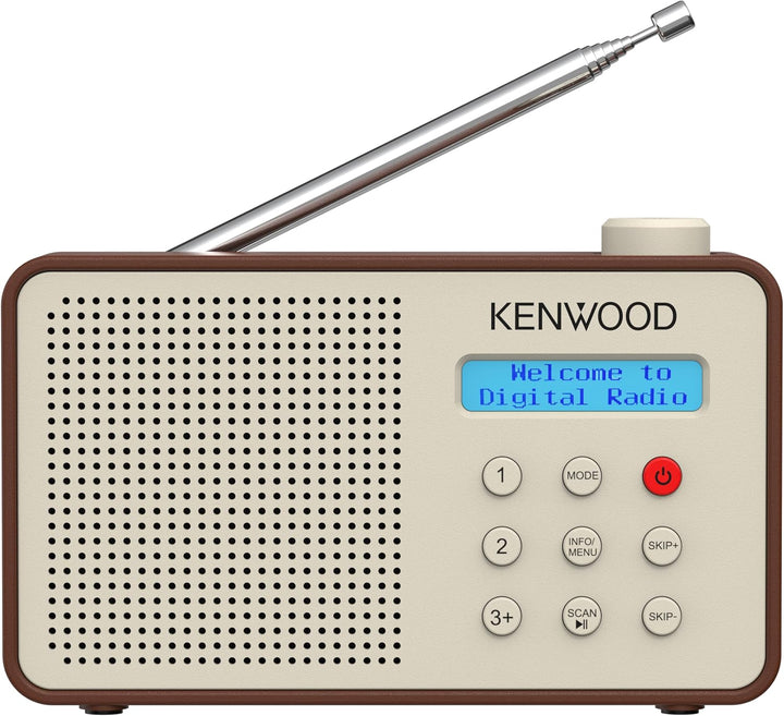 Kenwood CR-M25DAB-T - Tragbares DAB+ Radio mit Bluetooth, Automatic Safety Alert (ASA), Li-Ion Akku