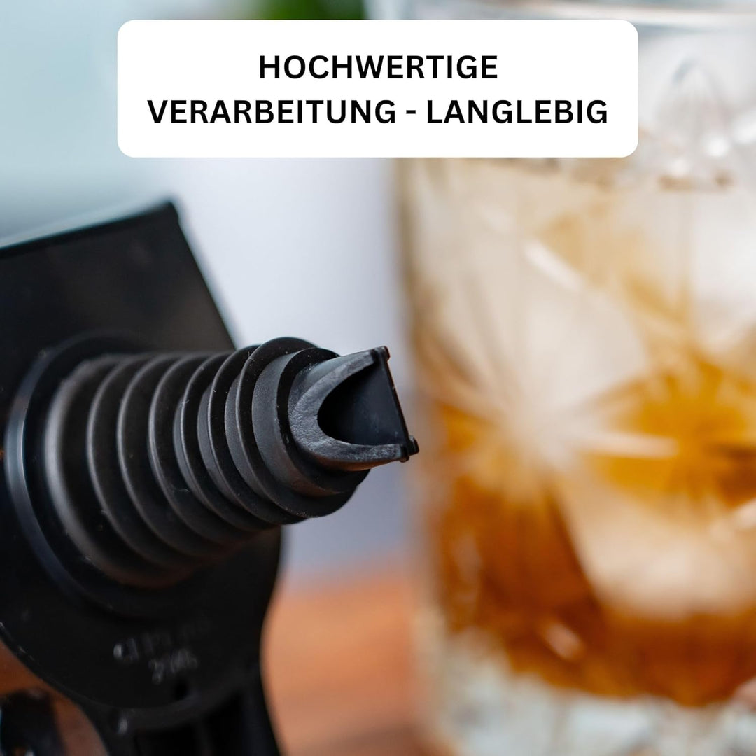 Westmark Dosiergerät, Mass-/Fülleinheit: 2 cl, Kunststoff, Standard, Schwarz/Transparent, 92202260,