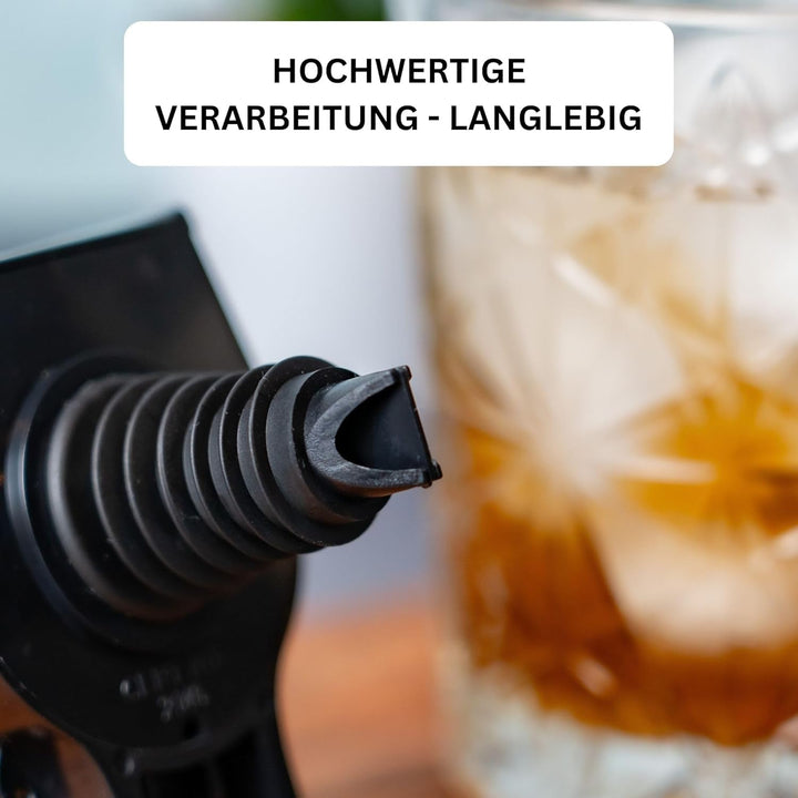 Westmark Dosiergerät, Mass-/Fülleinheit: 2 cl, Kunststoff, Standard, Schwarz/Transparent, 92202260,