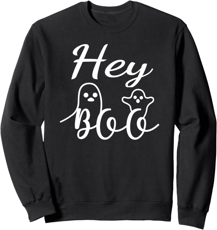 Hey Boo Halloween Lustiger Geister Halloween Spruch Sweatshirt