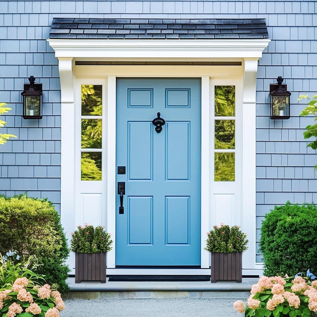 BooGardi Blumenkasten mit Einsatz · Anthrazit 25cm x 25cm x 25cm · 4 Farben 3 Grössen · Pflanzgefäss