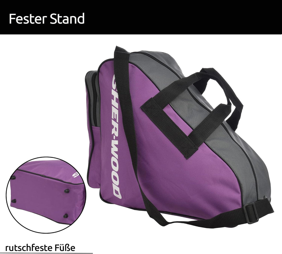 Sherwood Schlittschuhtasche, Inliner-Tasche für Erwachsene und Kinder, Eishockey-Bag, ideal für Roll