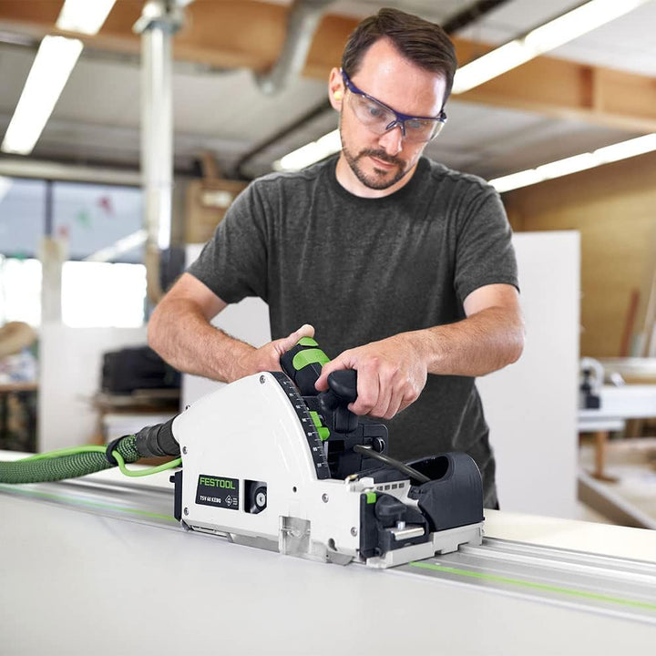 Festool Vorritzer-Tauchsäge TSV 60 KEBQ-Plus (mit Kreissägeblatt, Sichtfenster, Innensechskantschlüs