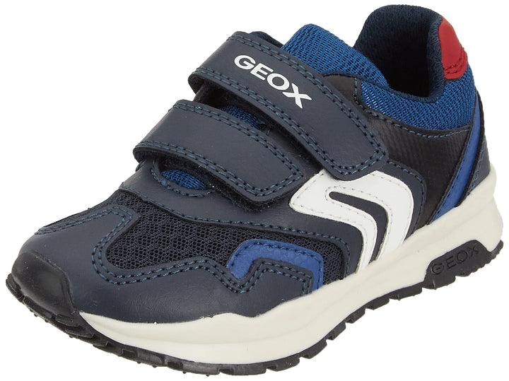 Geox Jungen J Pavel Sneakers 28 EU Navy Red, 28 EU Navy Red