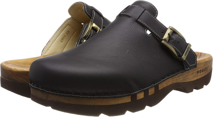 Woody Lukas Herren Clogs 47 EU Schwarz, 47 EU Schwarz