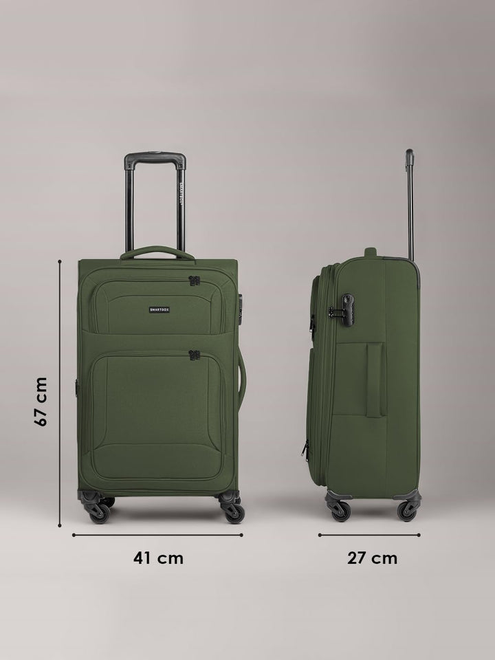 Smartbox Weichgepäck Check-in Koffer für Damen & Herren | Mittelgrosser Trolley 41 x 27 x 67 cm | 4