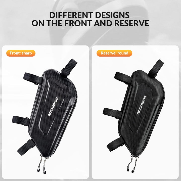 ROCKBROS Motorradtasche Rahmentasche Motorrad wasserdichte Motorrad Werkzeugtasche ca.1,5L Schwarz,