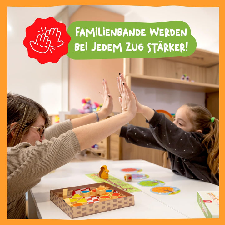 Nene Toys Früchte-Sammelspiel ab 2 Jahre – Kooperatives Brettspiel für Kleinkinder – Kinderspielzeug