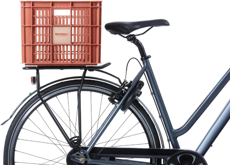 Basil Unisex – Erwachsene Crate Fahrradkaste 49.8x39x26.5cm Red, 49.8x39x26.5cm Red