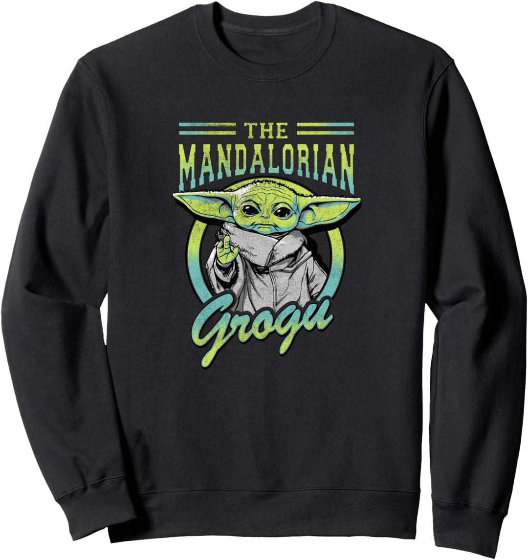 Star Wars: The Mandalorian Grogu Logo Portrait Sweatshirt